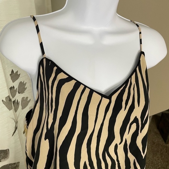 𝅺NAKED Zebra Zebra Print Camisole Size Large - Picture 3 of 4